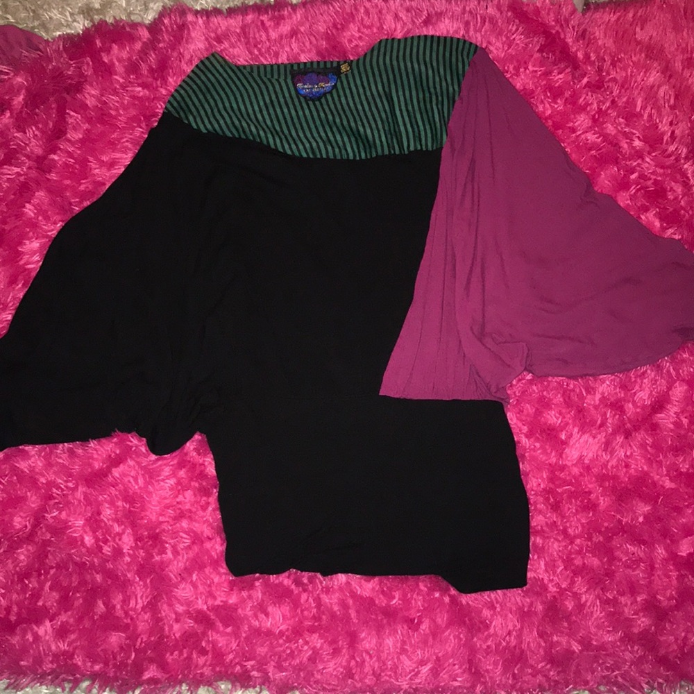 Lightly Worn Color-Block Mini Dress (or Top)